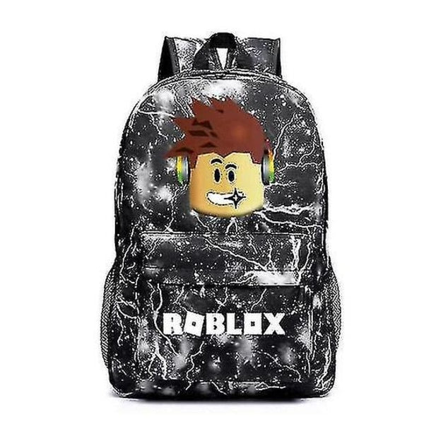 Roblox Backpack for Kids School Bag Children Travel Backpack Black