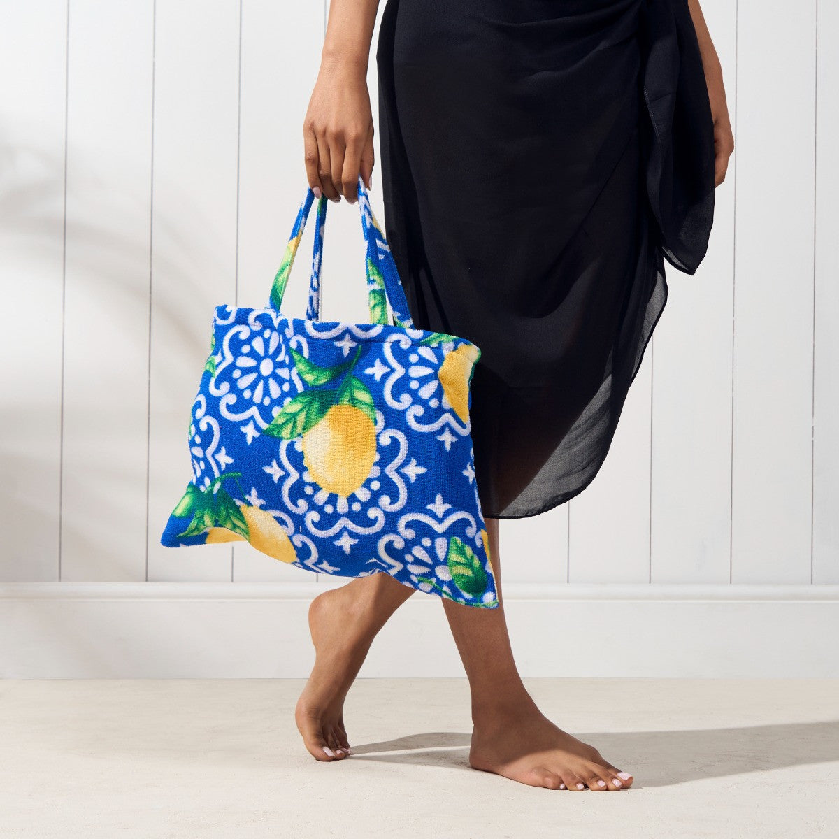 2-in-1 Microfiber Sun Lounger Towel & Portable Tote Bag - Sand-Free & Quick Dry Beach Chair Cover with Side Pockets (ST001 / 75x211cm)