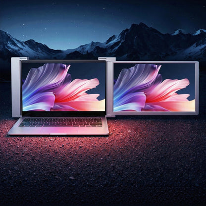 Devanti Portable Monitor Laptop Screen Extender Dual Display 1080P IPS USB C