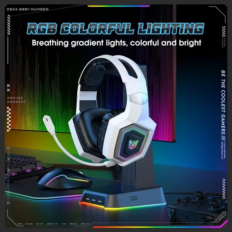 Surround Sound Wireless Gaming Headset Tri-Mode