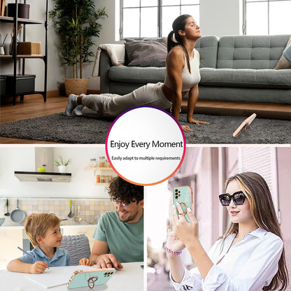 Compatible with Samsung Galaxy A32 5G Green Case, 360 Magnetic Protection Shockproof Car Holder Case