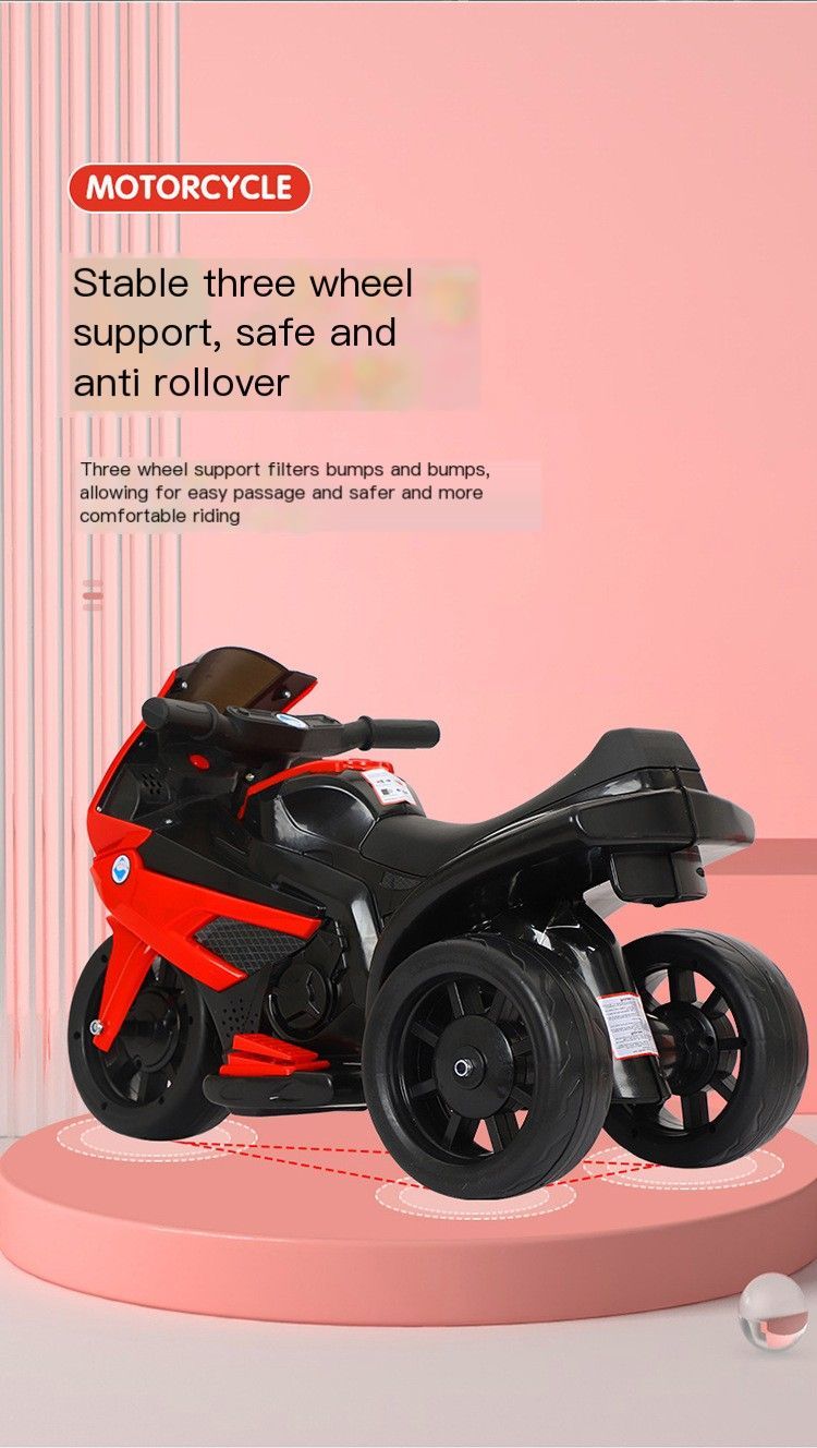 ElectricMotorcycleRemoteControlRed