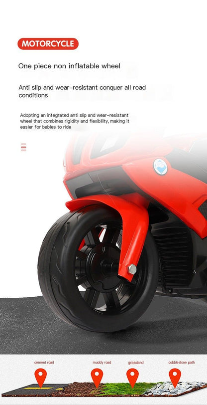 ElectricMotorcycleRemoteControlRed