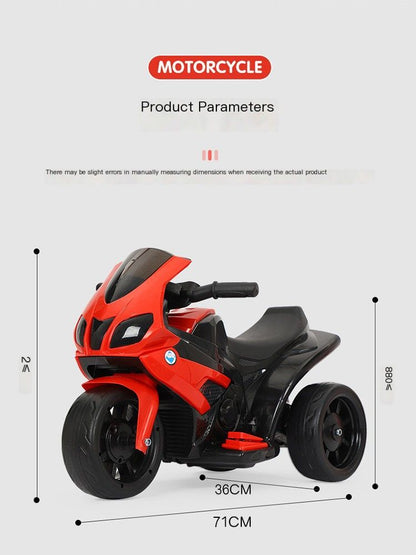 ElectricMotorcycleRemoteControlRed