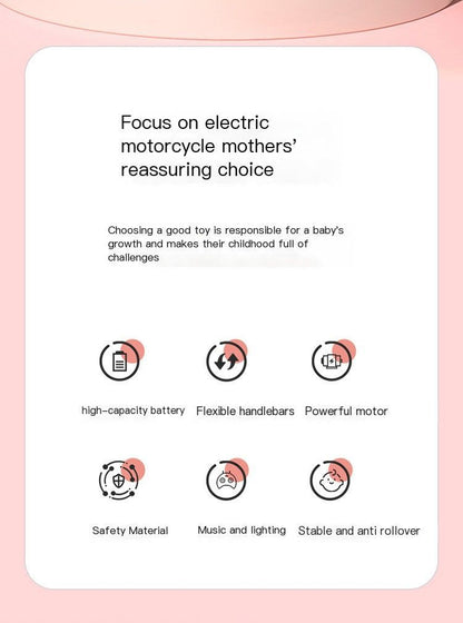 ElectricMotorcycleRemoteControlWhite