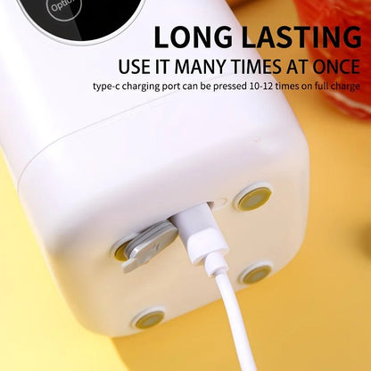 Portable Wireless Fresh Juice Maker: Freshness in a Cup, Anywhere, Anytime.  white